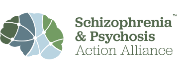 logo that reads Schizophrenia & Psychosis Action Alliance